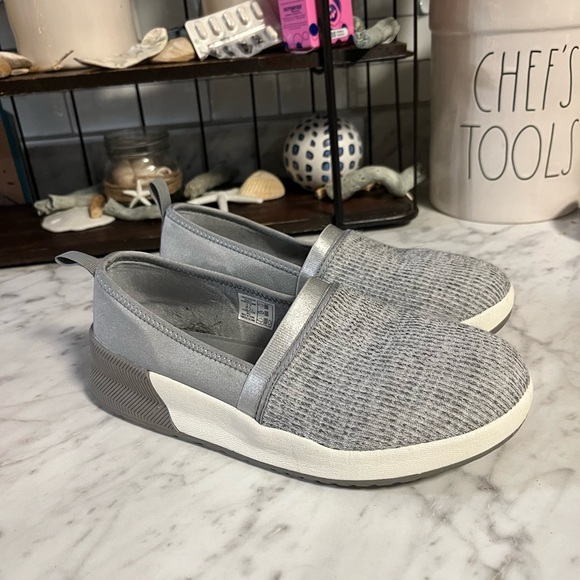 Lands' End Shoes - Lands' End Gray Slip-On Shoes